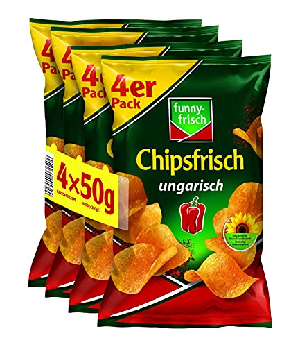 funny-frisch Chipsfrisch ungarisch Multipack, 10er Pack (10 x 4 x 40 g) von Funny-Frisch