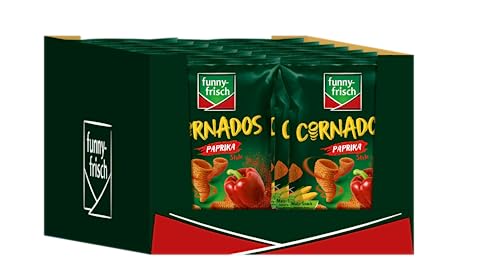 funny-frisch Cornados Paprika, 16er Pack (16 x 80 g) von Funny-Frisch