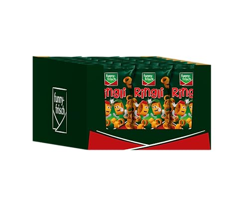 funny-frisch Ringli Paprika, 24er Pack (24 x 35 g) von Funny-Frisch