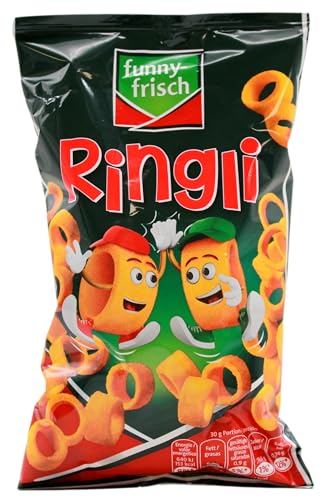 funny frisch Ringli Paprika, 12er Pack, (12 x 75g) von Funny-Frisch