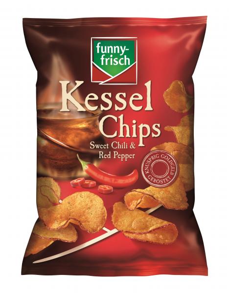 Funny-frisch Kessel Chips Sweet Chili & Red Pepper von Funny-frisch