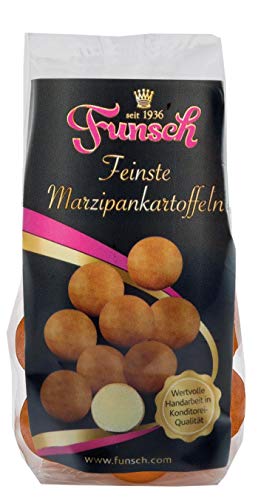 Funsch Marzipan Feinste Edelmarzipankartoffeln Traditionell in 90/10er Qualität, 5x100g = 500 g von Funsch Marzipan