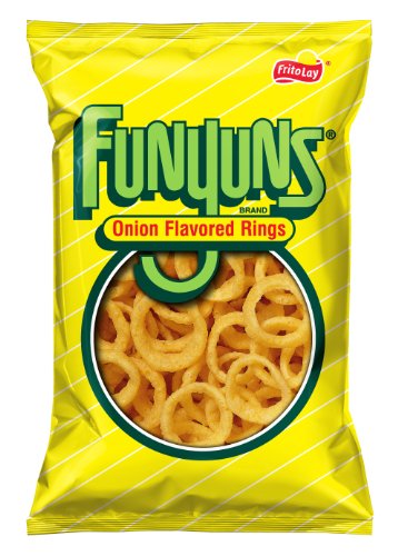 Funyuns Frito Lay, Zwiebelaromatisierte Ringe, 184 ml Beutel (4 Stück) von Funyuns