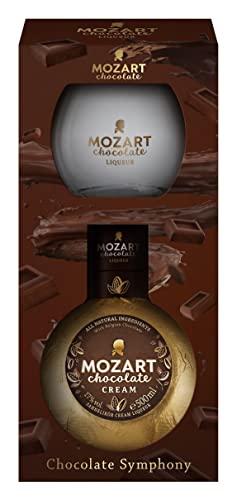 Mozart Chocolate Cream 0,5l mit exklusivem Tumbler Glas von Furore