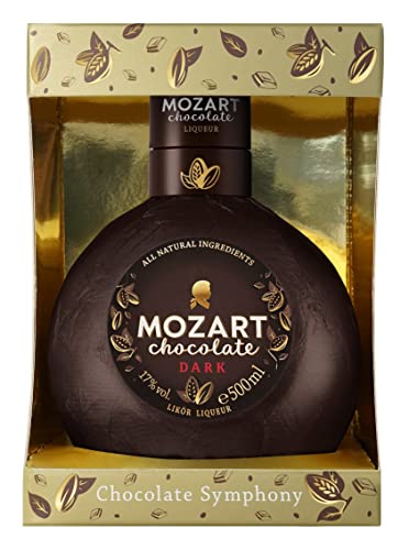 Mozart Dark Chocolate 0,5l im Geschenkkarton Gold von Furore