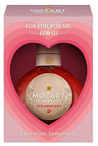 Mozart White Chocolate Cream Strawberry 0,5l im Herz Geschenkkarton Mozart White Chocolate Cream Strawberry 0,5l im Herz Geschenkkarton von Furore