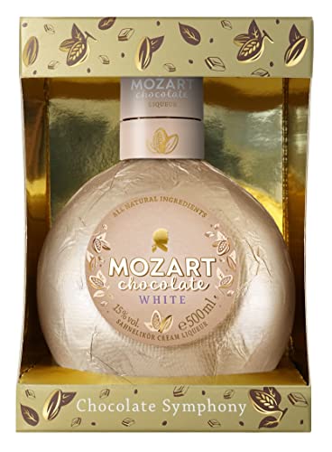 Mozart White Chocolate Vanilla Cream 0,5l im Geschenkkarton Gold von Furore