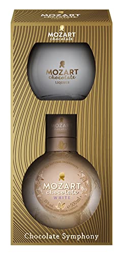 Mozart White Chocolate Vanilla Cream 0,5l mit exklusivem Tumbler Glas von Furore