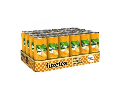 Fuze Tea | Green tea Mango | Sleek Blik | 24 x 33 cl von Fuze Tea
