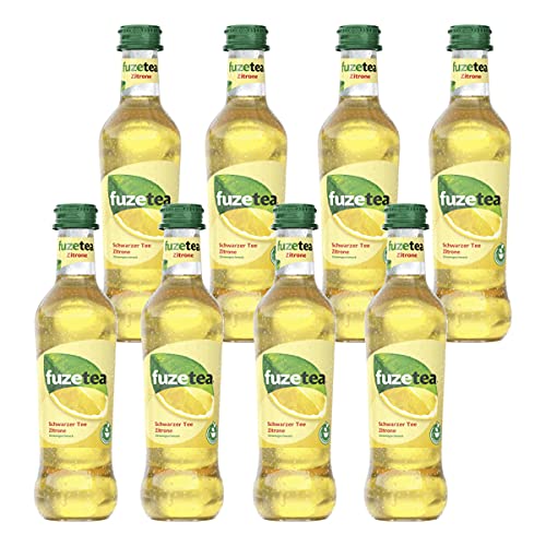 Fuze Tea Schwarzer Tee Zitrone 8 Flaschen je 0,3l inc. MEHRWEG Pfand Glas Flaschen Fuze Tea Schwarzer Tee Zitrone 8 Flaschen je 0,3l inc. MEHRWEG Pfand Glas Flaschen von PGONA