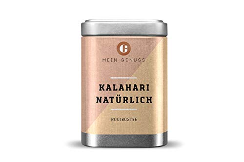 MEIN GENUSS Kalahari Rooibos Tee - Natürliches Zitrusaroma - Exotischer Geschmack & milde Süße - Aus den südafrikanischen Bergen - Koffeinfrei - Für Schwangere und Kinder - Füllmenge: 50 g MEIN GENUSS Kalahari Rooibos Tee - Natürliches Zitrusaroma - Exotischer Geschmack & milde Süße - Aus den südafrikanischen Bergen - Koffeinfrei - Für Schwangere und Kinder - Füllmenge: 50 g von MEIN GENUSS