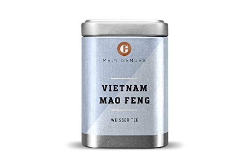 MEIN GENUSS Vietnam Mao Feng Weisser Tee - Vietnamesischer Tee - Mildes, feines Aroma mit blumiger Note - Füllmenge: 55 g von MEIN GENUSS