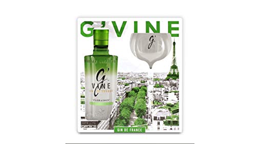 G-Vine Floraison + Glas 40% Gin 0,7l Flasche von G'Vine