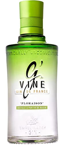 G'Vine Floraison Gin 700 ml mit 10 Botanicals aromatisiert kräftiger Geschmack süß & blumiger Geruch scharfe Wärme Geschmack der Weinblüte von G'Vine