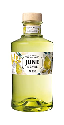 G'Vine | June Royal Pear & Cardamom | 700 ml | 30% Vol. | Fruchtig frischer Geruch | Ausbalancierte Birnennoten | Runder Geschmack von G'Vine
