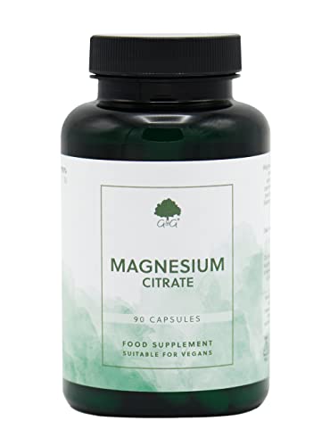 G&G Vitamins Magnesium (Citrate) 125mg 90 veg. Kapseln (85,8g) (vegan) von G&G Vitamins