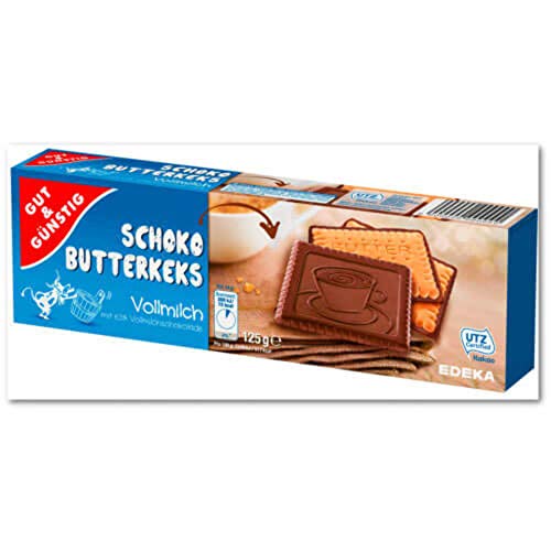 Gut & Günstig - Gut & Günstig Schoko Butterkeks Vollmilch 125 g Gut & Günstig - Gut & Günstig Schoko Butterkeks Vollmilch 125 g von Gut & Günstig