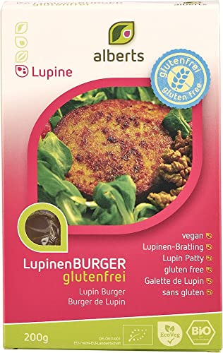 Alberts Bio Lupinen Burger glutenfrei (6 x 200 gr) von GAH-Alberts