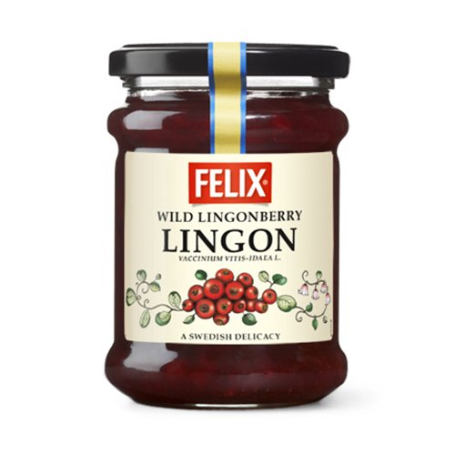 Felix Lingon – Wilde Preiselbeermarmelade – Tyttebær – Puolukka | 1 x 283 g Glas von GALRODIN
