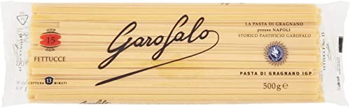 10x Garofalo Pasta di Gragnano IGP Fettucce N° 15 Hartweizengrieß Pasta Neapolitanische Pasta Packung mit 500g von GAROFALO