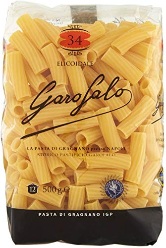 16x Garofalo Pasta di Gragnano IGP Elicoidale N° 34 Hartweizengrieß Pasta 100% Neapolitanische Pasta Kurze Pasta Packung mit 500g von GAROFALO