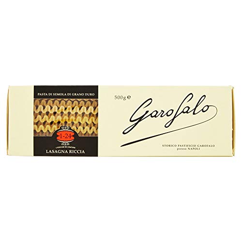 16x Garofalo Pasta di Gragnano IGP Lasagna Riccia N° 1-24 Hartweizengrieß Pasta 100% Neapolitanische Pasta Packung mit 500g 16x Garofalo Pasta di Gragnano IGP Lasagna Riccia N° 1-24 Hartweizengrieß Pasta 100% Neapolitanische Pasta Packung mit 500g von GAROFALO