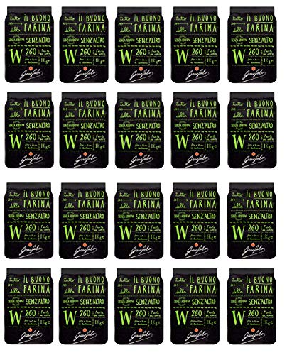 20x Garofalo Farina di Grano Tenero W 260 Weichweizenmehl Mehl Typ 00 Bis zu 24 Stunden Wachstum 1Kg 20x Garofalo Farina di Grano Tenero W 260 Weichweizenmehl Mehl Typ 00 Bis zu 24 Stunden Wachstum 1Kg von GAROFALO