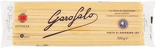 5x Garofalo Pasta di Gragnano IGP Fettucce N° 15 Hartweizengrieß Pasta Neapolitanische Pasta Packung mit 500g von GAROFALO