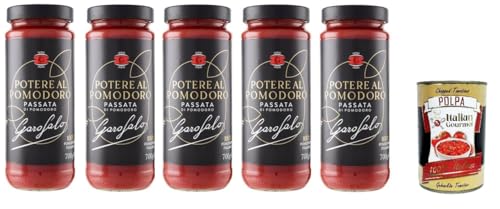Garofalo, Potere al Pomodoro Passata di Pomodoro Tomatenpüree 6x700gr + Italian Gourmet polpa 400g Garofalo, Potere al Pomodoro Passata di Pomodoro Tomatenpüree 6x700gr + Italian Gourmet polpa 400g von GAROFALO