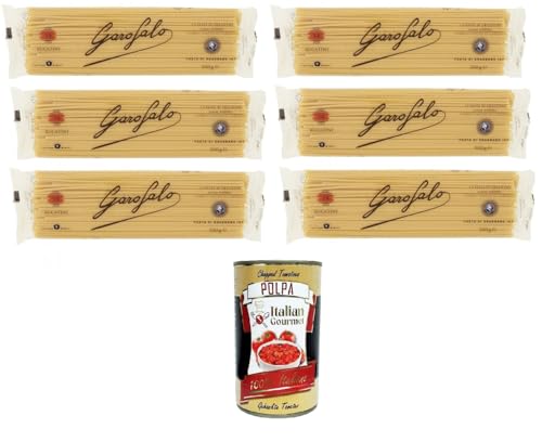 Garofalo Bucatini N°14 Nudeln aus Hartweizengrieß Gragnano IGP 6x500gr+ Italian Gourmet polpa 400g Garofalo Bucatini N°14 Nudeln aus Hartweizengrieß Gragnano IGP 6x500gr+ Italian Gourmet polpa 400g von GAROFALO
