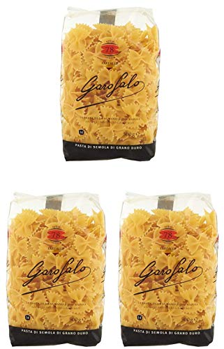 Garofalo Farfalle Rigati Kurze Pasta, 500 g, 3 Stück von GAROFALO