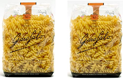 Garofalo Fusilli Kurze Pasta, 500 g, 2 Stück von GAROFALO