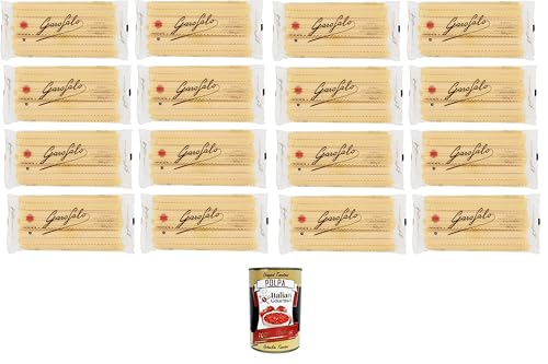 Garofalo Mafalde N° 10-1 Nudeln aus Hartweizengrieß Gragnano IGP 16x500gr+ Italian Gourmet polpa 400g Garofalo Mafalde N° 10-1 Nudeln aus Hartweizengrieß Gragnano IGP 16x500gr+ Italian Gourmet polpa 400g von GAROFALO