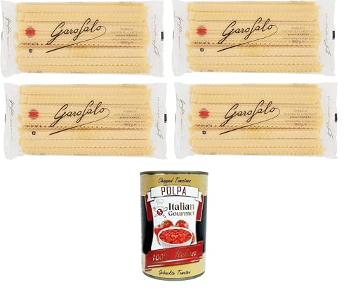 Garofalo Mafalde N° 10-1 Nudeln aus Hartweizengrieß Gragnano IGP 4x500gr+ Italian Gourmet polpa 400g Garofalo Mafalde N° 10-1 Nudeln aus Hartweizengrieß Gragnano IGP 4x500gr+ Italian Gourmet polpa 400g von GAROFALO