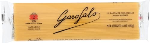 Garofalo No.2 Capellini Angel Hair Semolina Pasta, 454 ml 2er-Pack von GAROFALO