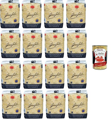 Garofalo Orzo N° 26 Nudeln aus Hartweizengrieß Gragnano IGP 16x500gr+ Italian Gourmet polpa 400g Garofalo Orzo N° 26 Nudeln aus Hartweizengrieß Gragnano IGP 16x500gr+ Italian Gourmet polpa 400g von GAROFALO