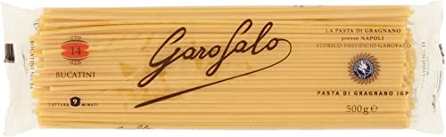Garofalo Pasta di Gragnano IGP Bucatini N° 14 Hartweizengrieß Pasta 100% Neapolitanische Pasta Längliche Pasta Packung mit 500g Garofalo Pasta di Gragnano IGP Bucatini N° 14 Hartweizengrieß Pasta 100% Neapolitanische Pasta Längliche Pasta Packung mit 500g von GAROFALO