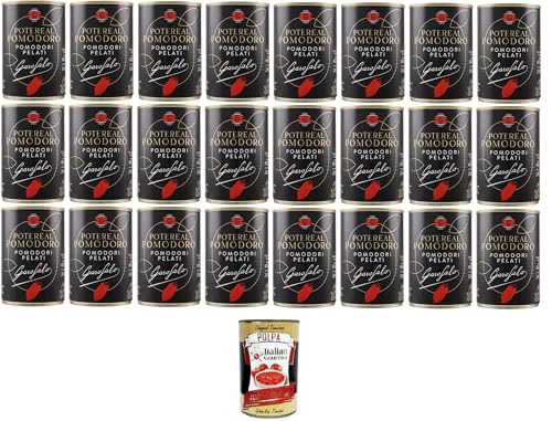 Garofalo Potere al Pomodoro Pelati,Geschälte Tomaten in Tomatensaft 24x400gr + Italian Gourmet polpa 400g Garofalo Potere al Pomodoro Pelati,Geschälte Tomaten in Tomatensaft 24x400gr + Italian Gourmet polpa 400g von GAROFALO