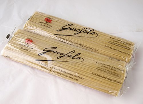 Garofalo Spaghetti Garofalo No.9 Spaghetti (Pasta) etwa 1,5 ~ 1,7 mm 500gX2 Taschen von GAROFALO