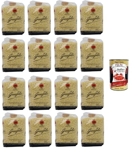 Garofalo Stelline N° 24 Nudeln aus Hartweizengrieß Gragnano IGP 16x500gr+ Italian Gourmet polpa 400g Garofalo Stelline N° 24 Nudeln aus Hartweizengrieß Gragnano IGP 16x500gr+ Italian Gourmet polpa 400g von GAROFALO