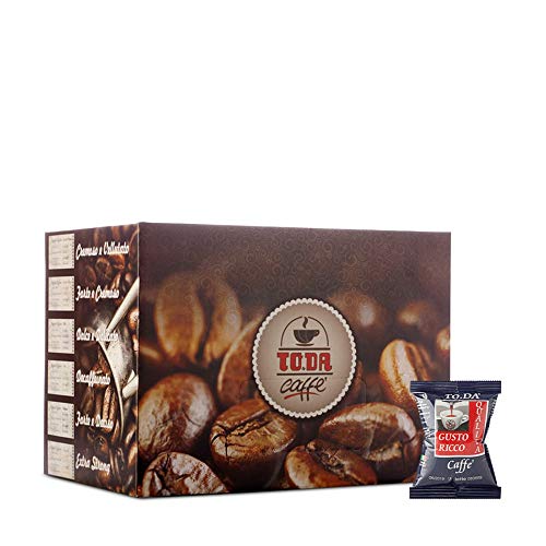 100 Kapseln Kaffeekapseln Gusto Ricco kompatibel Espresso Point von GATTOPARDO