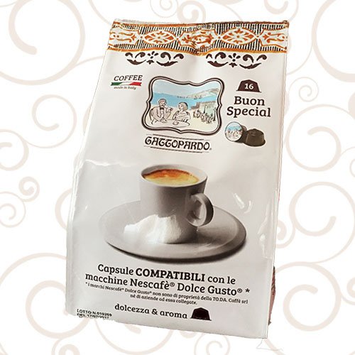 Dolce Gusto kompatibel 96 Kaffeekapseln Special Club GATTOPARDO von GATTOPARDO