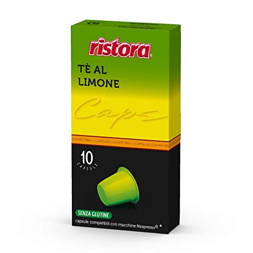 Kapseln kompatibel mit Nespresso 120 Kapseln THE Lemon RISTORA' von Ristora