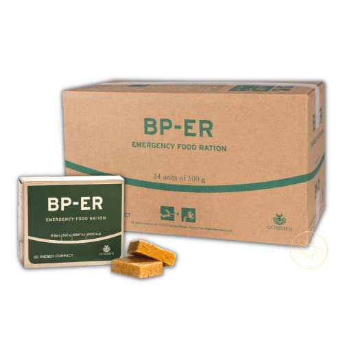 BP ER Elite Emergency Food 24 x 500 Gramm Einheit Langzeitnahrung - Produkt BPA-Frei und hermetisch versiegelt - Notfallnahrung für den Ernstfall von Lebenskraft