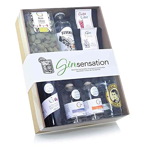 Die pure Gin-Sensation! Das Geschenk-Set für Frauen, Männer & alle Gin-Liebhaber – Das Genial Genießen GINSENSATION Paket – ein tolles Set zum Verschenken für Geburtstag, Muttertag, Vatertag… Die pure Gin-Sensation! Das Geschenk-Set für Frauen, Männer & alle Gin-Liebhaber – Das Genial Genießen GINSENSATION Paket – ein tolles Set zum Verschenken für Geburtstag, Muttertag, Vatertag… von GEGEGE