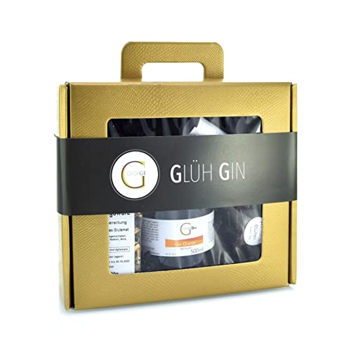 GeGeGe Glüh-Gin Set Orange I Gin Geschenkset mit Zutaten 0,5L Gin, Glühwein Gewürz, Hibiskus I GLÜHGIN Rezept zum selber machen I Die Glühwein Alternative I Wintergetränk - im Goldkoffer GeGeGe Glüh-Gin Set Orange I Gin Geschenkset mit Zutaten 0,5L Gin, Glühwein Gewürz, Hibiskus I GLÜHGIN Rezept zum selber machen I Die Glühwein Alternative I Wintergetränk - im Goldkoffer von GEGEGE