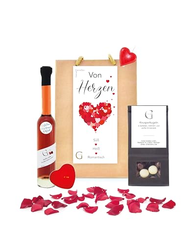 Geschenk-Set für Frauen und Lieblingsmenschen - Die Genial Genießen VON HERZEN GESCHENKTÜTE erobert garantiert die Herzen deiner Liebsten! Romantische Aufmerksamkeit & von Herzen verschenken Geschenk-Set für Frauen und Lieblingsmenschen - Die Genial Genießen VON HERZEN GESCHENKTÜTE erobert garantiert die Herzen deiner Liebsten! Romantische Aufmerksamkeit & von Herzen verschenken von GEGEGE