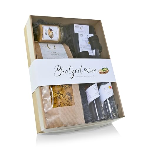 Herzhaft-leckeres Geschenk-Set für Männer & Frauen: Das Genial Genießen BROTZEIT PAKET mit 6 würzigen Brotzeit-Spezialitäten, ein Genussgeschenk für Brotzeit Fans zum Geburtstag, Vatertag, Muttertag Herzhaft-leckeres Geschenk-Set für Männer & Frauen: Das Genial Genießen BROTZEIT PAKET mit 6 würzigen Brotzeit-Spezialitäten, ein Genussgeschenk für Brotzeit Fans zum Geburtstag, Vatertag, Muttertag von GEGEGE