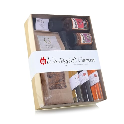 Wintergrill Geschenk Set für Barbecue-Freunde/GeGeGe Wintergrill-Genuss/für Männer und grillbegeisterte Frauen/Grill-Spezialitäten und Grill-Gewürze für BBQ-Liebhaber und Grill-Fans Wintergrill Geschenk Set für Barbecue-Freunde/GeGeGe Wintergrill-Genuss/für Männer und grillbegeisterte Frauen/Grill-Spezialitäten und Grill-Gewürze für BBQ-Liebhaber und Grill-Fans von GEGEGE