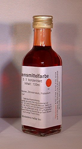 "GEKO" Lebensmittelfarbe, flüssig (rot) 100ml von Geko